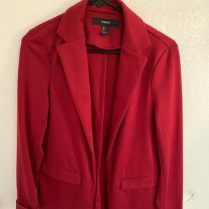 Sexy business jacket/color is more of a wine red